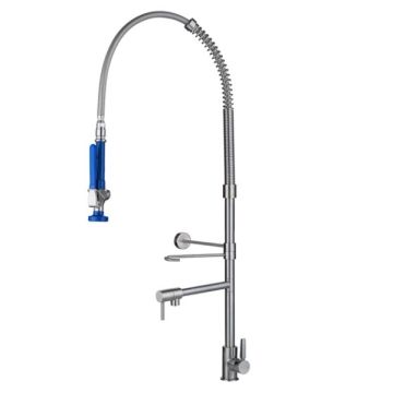 Gentec GPJ1200 JETFLO Pre Rinse Sink Mixer Unit With Pot Filler Stainless Steel 304 