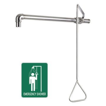 Gentec Safety Drench Shower Wall Mount Stainless Steel ECO2000EXP