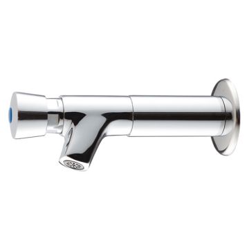 Gentec Time Flow Bib Tap Wall Mount 6 Star 3.5L/Min 6 Seconds TFT1000W