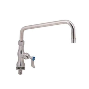 Guardian Single Hob Mount Tap With 6" Swivel Spout Stainless T-3MSH06