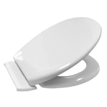 Haron Duralink Toilet Seat White Slow Close Top & Bottom Fix Hinges TS-1900-LK 