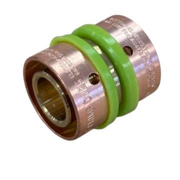 25mm Coupling EPS Crimp Pex Gas - Water LF21004 