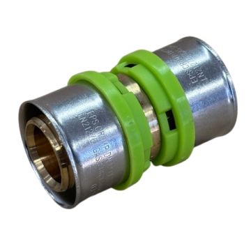 32mm Coupling EPS Crimp Pex Gas - Water LF21006 