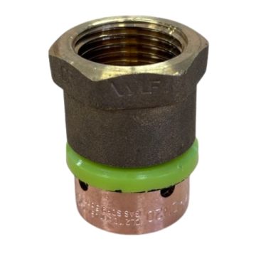 20mm x 15mm Female BSP Connector EPS Crimp Pex Gas - Water LF21062