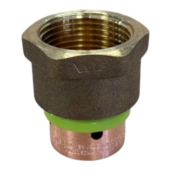 20mm x 20mm Female BSP Connector EPS Crimp Pex Gas - Water LF21064