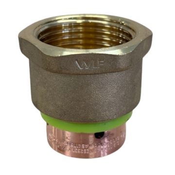 25mm x 25mm Female BSP Connector EPS Crimp Pex Gas - Water LF21070