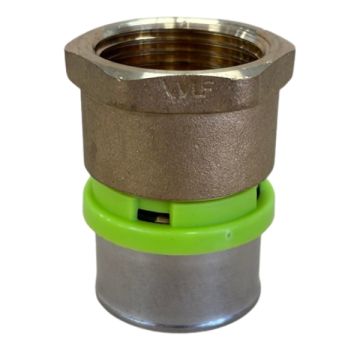 32mm x 25mm Female BSP Connector EPS Crimp Pex Gas - Water LF21072