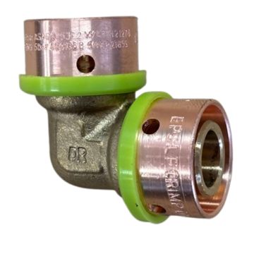 20mm Elbow EPS Crimp Pex Gas - Water LF21082