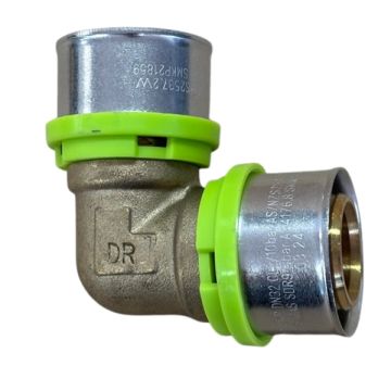 32mm Elbow EPS Crimp Pex Gas - Water LF21086