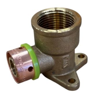 20mm x 20mm Female BSP Lugged Elbow 15BP EPS Crimp Pex Gas - Water LF21122
