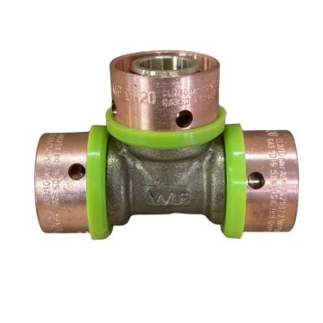 20mm Tee EPS Crimp Pex Gas - Water LF21162