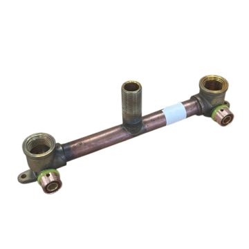 EPS Crimp Bath Laundry Breech 200mm Right Angle LF21280 