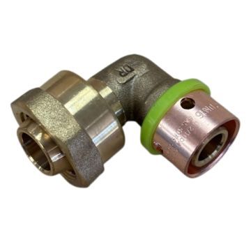 16mm x 15mm Female BSP Elbow No63 EPS Crimp Pex Gas - Water LF21340