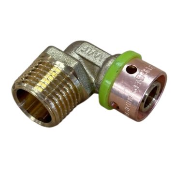 20mm x 15mm Male BSP Elbow EPS Crimp Pex Gas - Water LF21402