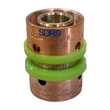 PEX Conversion Adaptor 20mm SDR9 Pex Pipe to 20mm EPS Crimp LF21962