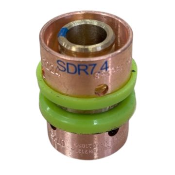 PEX Conversion Adaptor 20mm SDR7.4 Pex Pipe to 20mm EPS Crimp LF21992