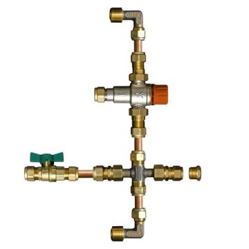 Logi HWKIT-01-HP FitQuik Storage Hot Water Installation Kit With High Performance Temp Valve LF