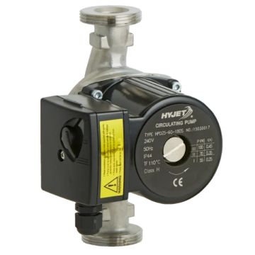 Maxijet Hyjet HPD25-60-180S 25mm Hot or Cold Circulating Water Pump Stainless 3 Speed