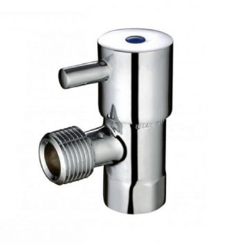 Mini Cistern Isolation Stop 1/4 Turn Lever Handle Chrome 15mm 1/2" LH15CLF