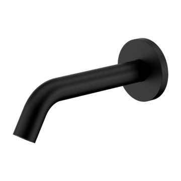 Nero Mecca Matte Black Wall Mounted Electronic Sensor Tap NR405MB Mains or Battery Power