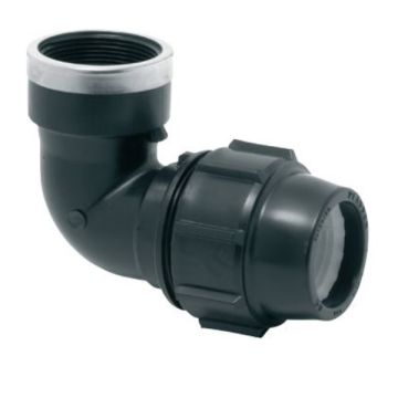 32P X 32mm Female BSP Elbow Plasson Metric Poly