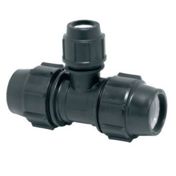 50mm X 40mm Tee Plasson Metric Poly