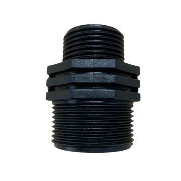 32mm X 25mm Poly Hex Nipple Threaded 