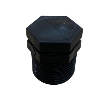 15mm Poly Plug Threaded