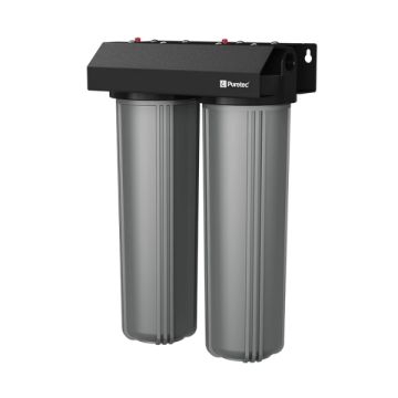 Puretec EM2-150-LF Dual Stage Whole House Rain & Mains Water Filter System 20"