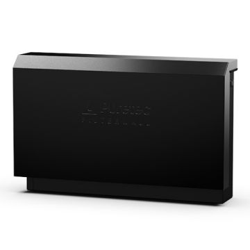 Puretec Filterwall-F4-MB-LF Midnight Black Free Standing Whole House Water Filter ScaleGuard 10"