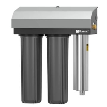 Puretec Hybrid-E7-LF Rainwater Dual Stage Filtration & UV Whole House System 20" PROMO