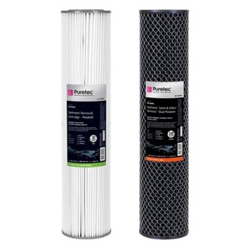 Puretec Hybrid G7 & R2 Dual Filter Cartridge Kit PL05MP2 - DP10MP2 20"
