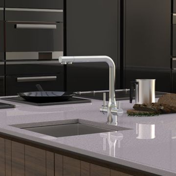 Puretec Tripla ELITE-20CH-LF Chrome Polished 3-Way Water Filter Mixer Tap 