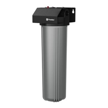Puretec WH1-60-LF Single Stage Whole House Mains Water Filter System 20" 