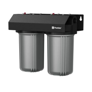 Puretec WH2-30-LF Dual Stage Whole House Mains Water Filter System 10"  