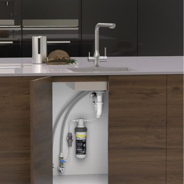 Puretec Z1-E20-CH-LF Bright Chrome Tripla Elite 3 Way Kitchen Mixer Tap & Water Filter Package