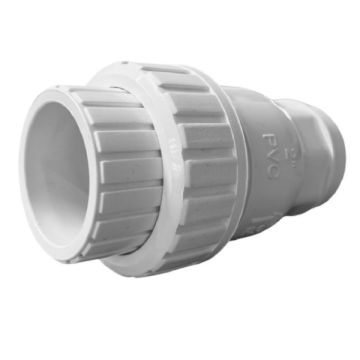 25mm 1" PVC Ball Check Valve Pressure Solvent Weld Joint TBCVS025