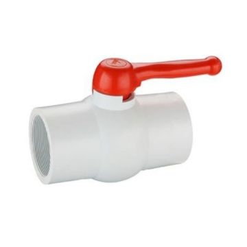 80mm 3" Pvc Ball Valve Threaded Female BSP Lever Handle TBVT80