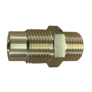 Recessed Breech Tap Adaptor 5/8" Male X 1/2" BSP Male LF 7TA464