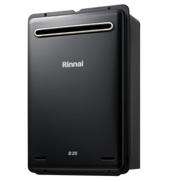 Rinnai B26 Black NATURAL GAS 50C B26N50ABLK Builders Continuous Flow Hot Water Heater 