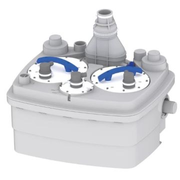 Saniflo Sanicubic 2 PRO WP Sewer Macerator Pumping Station SA104WP Twin Motor