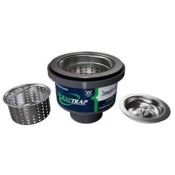 Scrap Trap Sink Basket Waste Arrestor 90mm X 50mm BSP SSDBW