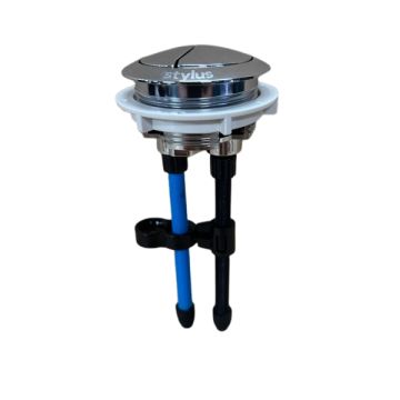 Stylus Banksia 55mm Dual Flush Cistern Button Chrome WD05504S