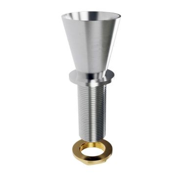 Tundish Drain Bench Mount Chrome Brass 20mm BSP Outlet CS-CMTUND