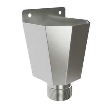 Tundish Drain Wall Mount 40mm BSP Outlet Stainless Steel CS-WMTUND
