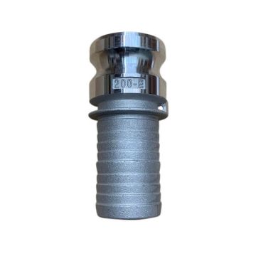 40mm Type E Camlock Male Adaptor to Hose Tail Coupling Alloy