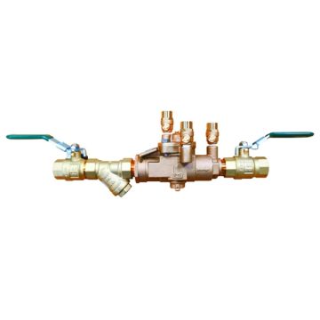 Watts 32mm Bronze RPZD Reduced Pressure Zone Device Ball Valves & Strainer 009-32-LBS-LF 