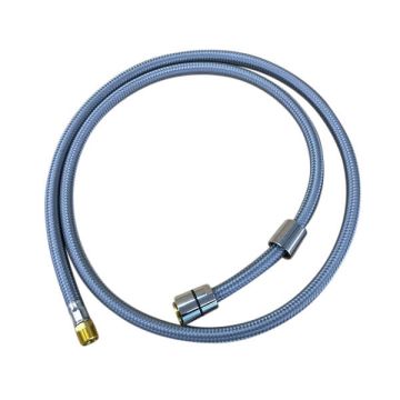 Zucchetti Flexible Pull Out Sink Mixer Hose Grey 1500mm
