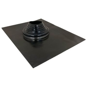100mm - 150mm Black Leadax Versatile Pipe Flashing VLDXB100-150