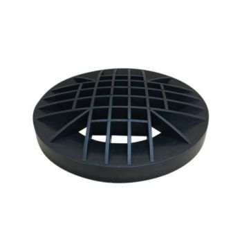 100mm Domed DT Grate Black Poly